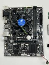 ジャンク品　マザーボード GIGABYTE GA-H110M-S2H＋CPU Intel i3-6100 3.70GHz ＋メモリ crucial DDR4 2133 4GB _画像2