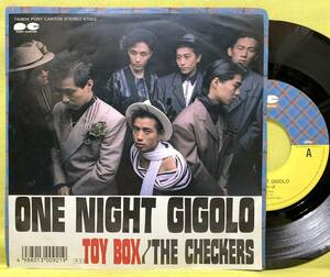 見本盤■チェッカーズ■ONE NIGHT GIGOLO/TOY BOX■'88■即決■EPレコード
