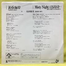 ■太田裕美■黄昏海岸/Misty Night にさよならを…■'80■即決■EPレコード_画像2