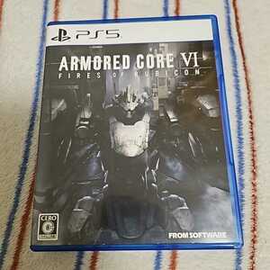 PS5 ARMORED CORE Ⅵ FIRES OF RUBICON　アーマードコア6　美品 １円からスタート！