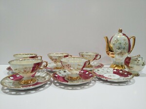 MIYOSHI CHINA ティーポット　カップ&ソーサセット