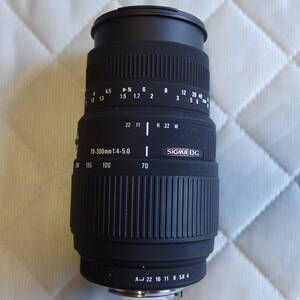 完動 訳あり品 シグマ DG 70-300mm 1:4-5.6 ペンタックス Kマウント 同梱発送OK