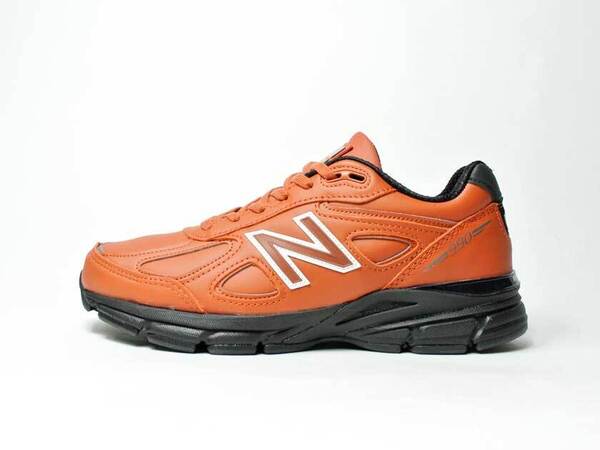 新品!定価1万円引き【ニューバランス】U990RB4・総レザーアッパー/ブラウン/US7.5D(25.5cm)・メイドインUSA・990V4/990GR4