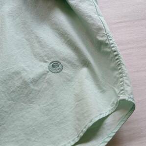 送料無料 TAKEO KIKUCHI タケオキクチ ペパーミントグリーン ワークシャツ ワンポイント 刺繍 七分袖 シャツ SHOP TKの画像3