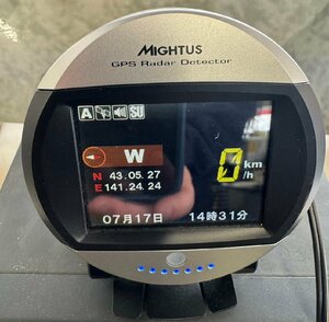 ★【レーダー入荷!!】ジャンク品です。セルオート MIGHTUS GPS＆レーダー探知機 SR-350SE リモコン無 札幌東区 店頭引取りOK★