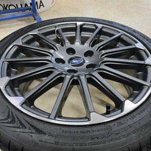 ∞程度良好 スバル VM系 レヴォーグ 純正 18インチ 7.5J+55 114.3/5H 225/45R18 SP SPORT MAXX 060 札幌市北区屯田発！∞の画像3