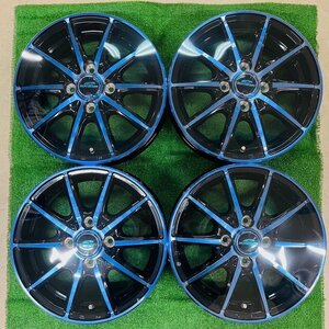 ◎【現品限り!!（ジャンク）】シュナイダーRX10-K 14インチ4.5J 100-4穴+45カラーホイール ワゴンR タントなど 苫小牧店～店頭引取り可能!!