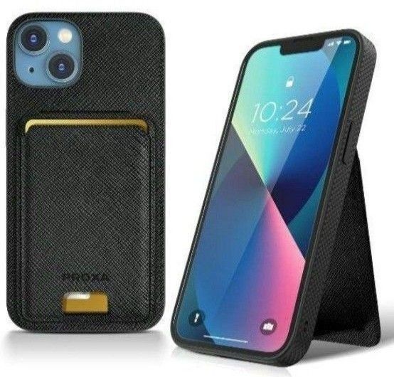 iPhone 14 Plus 用 多機能 ケース - スタンド付き MagSafe対応 カードケース