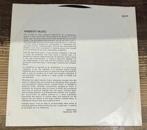 US-ORG オリジナル盤 LPレコード PVC7908】Brian Eno ブライアン・イーノ■Ambient 1 Music For Airports■アンビエント 名盤■ROXY MUSIC _画像4