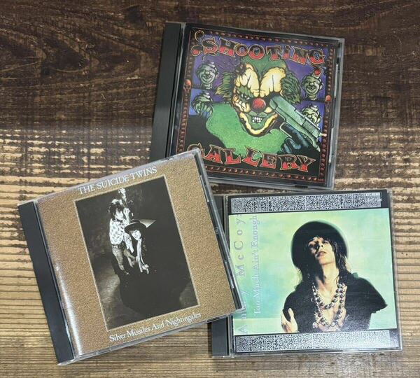 国内盤 CD3枚セット】アンディ・マッコイ Andy McCoy■Suicide Twins■Too Much Ain't Enough■Shooting Gallery■検) HANOI ROCKS