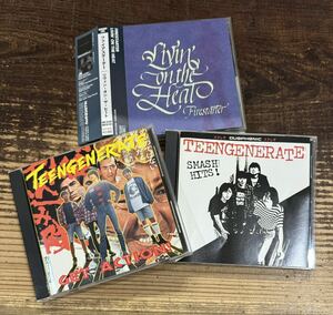 CD 3枚セット】TEENGENERATE ティーンジェネレイト■GET ACTION■SMASH HITS■帯付 FIRESTARTER / LIVIN’ ON THE HEAT■検) GARAGE PUNK