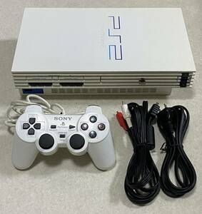 PS2 セラミックホワイト SCPH-55000GT 本体セット / 動作確認済み SONY プレイステーション2 