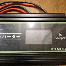 NOVOPAL インバーター リモコン LANケーブル 電源ケーブル2本 正弦波 12v 2000W 純正弦波_画像2