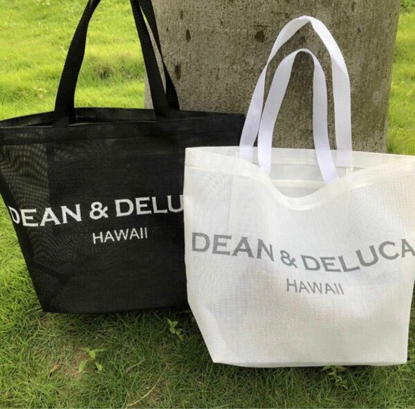 DEAN&DELUCA ディーンアンドデルーカ メッシュ ラージトート ホワイト