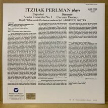 ★PERLMAN イツァーク・パールマン / PAGANINI:VIOLIN CONCERTO NO.1 / ASD2782 / リイシュー重量盤 / WARNER CLASSICS★送料着払い★URT_画像2