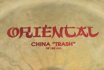 Zildjian/ジルジャン チャイナシンバル ORIENTAL CHINA TRASH 18インチ_画像3