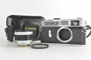 Canon Model7 キヤノン モデルセブン フィルム一眼レフカメラ Canon Lens 50mm F1.4 L39 標準レンズ【ジャンク品】★F