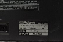 Roland ローランド S-750 サンプラー【現状渡し品】★F_画像6