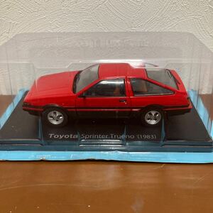 未開封品 現状品 アシェット 1/24 国産名車コレクション トヨタ スプリンター トレノ 1983年式