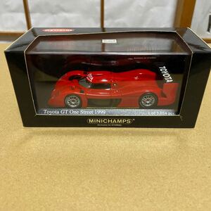 ミニチャンプス　ミニカー　1/43 トヨタ GT One 送料350円