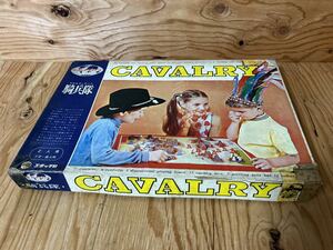 ◆CAVALRY 騎兵隊◆ウエスタンゲーム エポック社 西部劇 インディアンと騎兵隊の戦い ボードゲーム 昭和レトロ