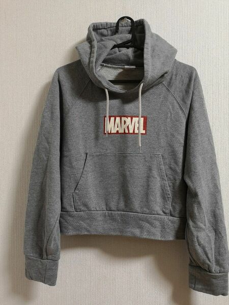 ディズニー　MARVEL　パーカー　グレー系　フリーサイズ