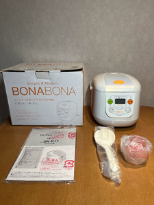 BONABONA マイコン炊飯ジャー(3.5合) BK-R17-WH 2010年製　未使用品