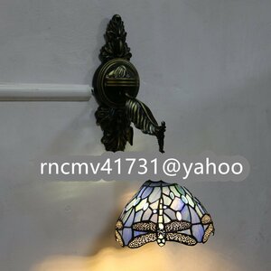「81SHOP」 芸術品ウォールライト照明 花柄 ステンドランプ ステンドグラス アンティーク レトロな雰囲気 ティファニー 室内装飾