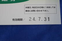 J2984★★同梱不可★★スパラクーア 東京ドーム天然温泉 入館券 3枚 セット 有効期限24.7.31_画像2