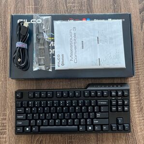 FILCO 英語キーボード 茶軸 majestouch convertible 3 テンキーレス ブラック ワイヤレス 有線