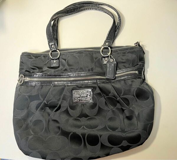 COACH コーチ トートバッグ ショルダートート ブラック F20026