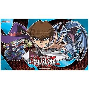 ★4つ折り発送★遊戯王 英語版 公式プレイマット 海馬 青眼の白龍 ラバー製 新品 未使用品