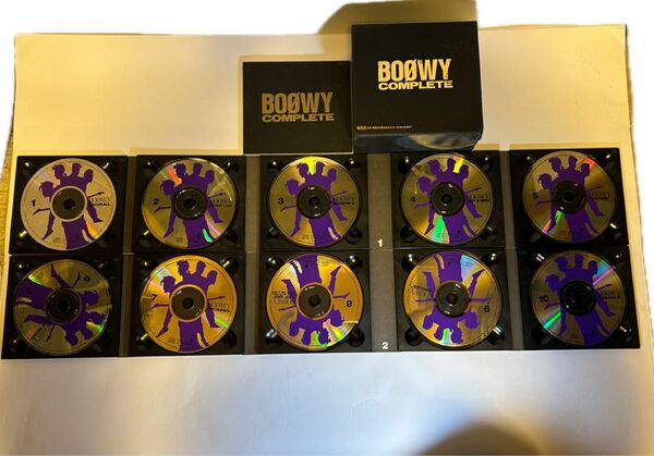 BOOWY COMPLETE ボウイ コンプリート CD 10 枚組 BOX 限定盤 TOCT-6390～99