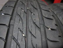 155/65R14 ブリヂストンNEXTRY 2022年製 アルミホイール 2本セット MID マルカサービス 軽四サイズ 4.5J +45 PCD100 _画像10