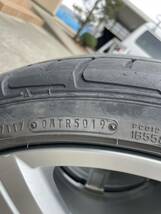 ★希少 バリ溝★VW 1000台限定 ゴルフGTI純正ホイール ピレリ 225/40r18 PCD112 ＋51 検）ポロ パサート _画像9