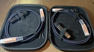 audioquest - ThunderBird/1.0m（THU/1M/XLR）（XLRケーブル・ペア）QES-THUNDERBIRD-XLR-10 中古美品