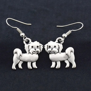 * maru cheese * earrings! silver * dog liking * pet love . house * accessory * present! gift * new goods unused goods * free shipping *