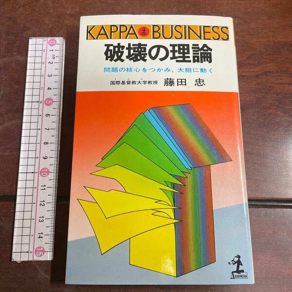 カッパビジネス　破壊の理論　問題の核心をつかみ、大胆に動く　藤田忠　光文社