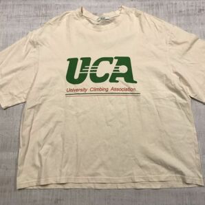 El mar エルマール K-POP 韓国ファッション UCA University Climbing Association 半袖Tシャツ カットソー レディース 韓国製 ONE ベージュの画像1