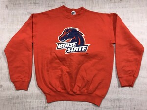 ギルダン GILDAN製 NCAA アメカジ スポーツ BOISE STATE FOOTBALL ボイシ州立大学ブロンコス フットボール スウェット トレーナー メンズ