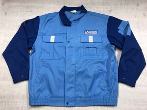 MLA UNIFORM ミドリ安全 旧モデル オールド ローソン LAWSON ワークジャケット メンズ 4L 青