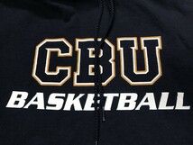 チャンピオン Champion オールド カレッジ バスケットボール スポーツ 古着 CBU BASKETBALL プルオーバー スウェット パーカー メンズ L 紺_画像3