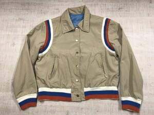 MONTGOMERY WARD モンゴメリーワード オールド アメカジ 80s 古着 リバーシブル スタジャン ブルゾン ジャケット レディース 韓国製 10/12