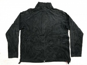 ウールリッチ Woolrich レトロ アメカジ アウトドア スポーツ フリース ジャケット メンズ ポリエステル100% 裾ドローコード L 黒