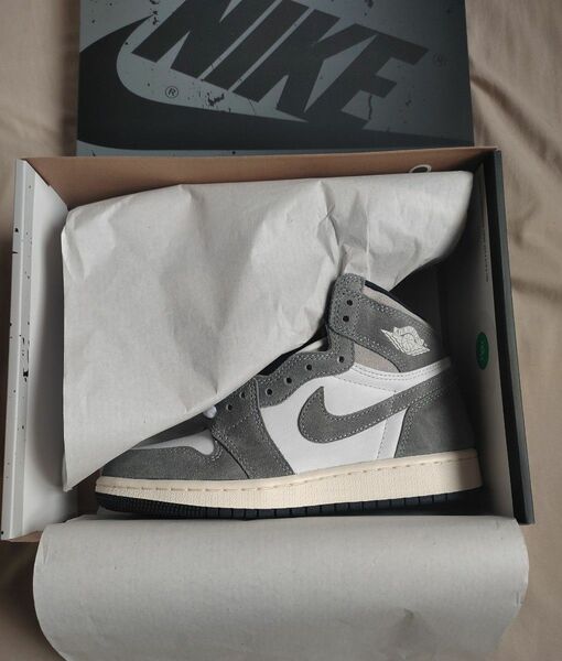 新品 Nike AIR Jordan1 high GS smoke grey 22.5cm