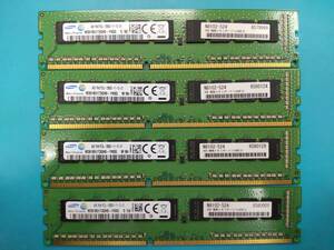 動作確認 SAMSUNG製 PC3L-12800E 1Rx8 4GB×4枚組=16GB 24400090305