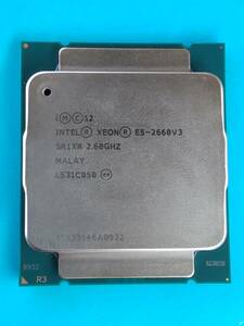 Intel Xeon E5-2660V3 動作未確認※動作品から抜き取り 09320050305