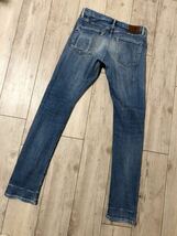 正規 HYSTERIC GLAMOUR SP skinny fit jeans ヒステリックグラマー インディゴウォッシュ 定番ストレッチスキニーデニム size31x32★_画像6