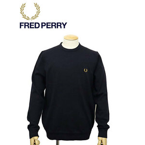 FRED PERRY ( Fred Perry ) K9601 CLASSIC CREW NECK JUMPER crew neck sweater FP523 795NAVYS