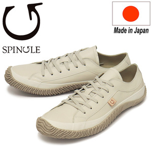 SPINGLE (スピングル) SP-110 カンガルーレザースニーカー 日本製 03Ivory SP001 LL-27.5cm